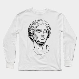 Sculpture 2 ink drawing design Long Sleeve T-Shirt